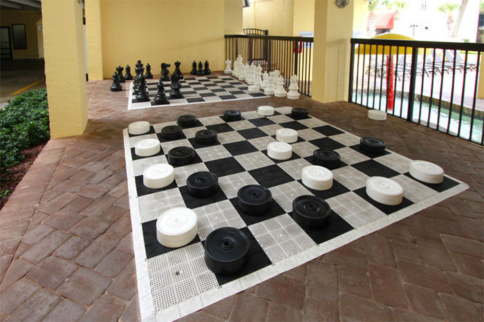 human chess - Picture of Compass Cove Oceanfront Resort, Myrtle
